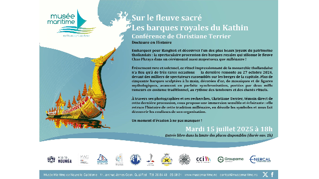 [Musée maritime] Sur le fleuve sacré, les barques royales du Kathin